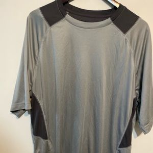 XL Reebok Gray athletic ventilated shirt